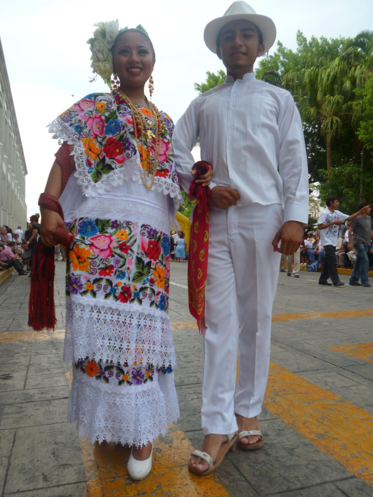 Vestimenta típica de Yucatán